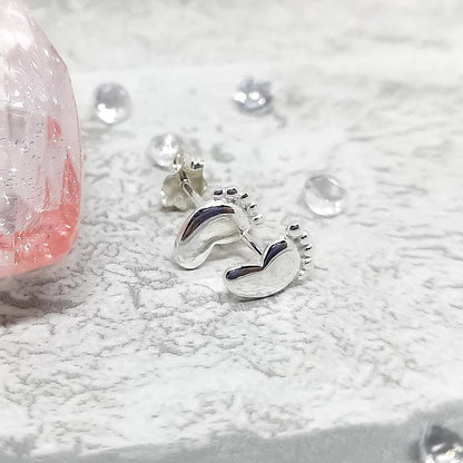 BABY FEET Sterling Silver Earrings
