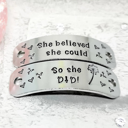 SHE BELIEVED SHE COULD, SO SHE DID Trainer Tags