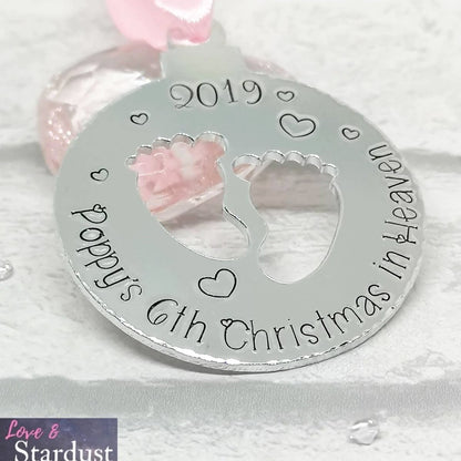 CHRISTMAS IN HEAVEN Personalised Tree Decoration