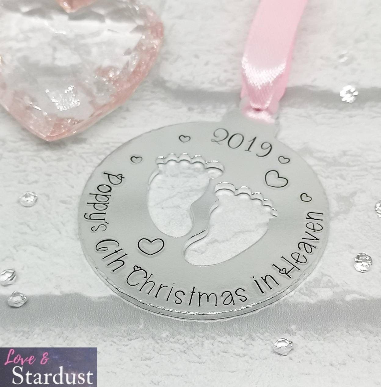 CHRISTMAS IN HEAVEN Personalised Tree Decoration