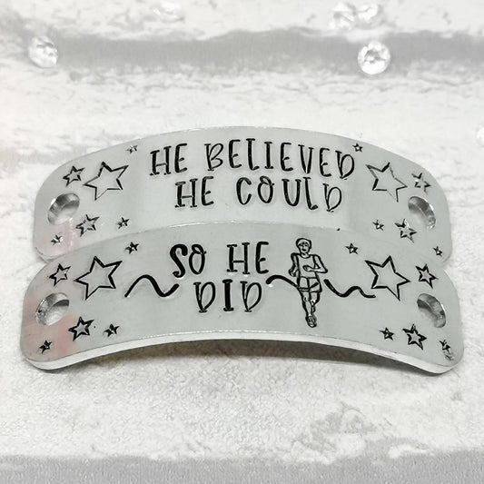 HE BELIEVED HE COULD Trainer Tags
