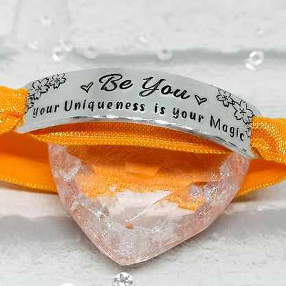 BE YOU Comfort Fit Affirmation Bracelet