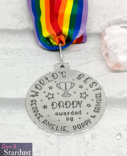 WORLD'S BEST Personalised Medal (Male)