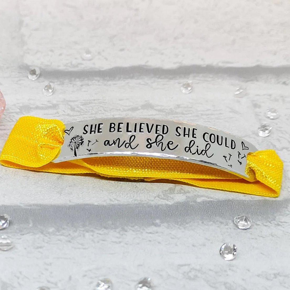 SHE BELIEVED SHE COULD Comfort Fit Bracelet