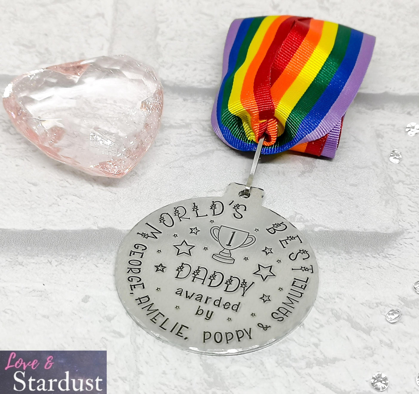 WORLD'S BEST Personalised Medal (Male)