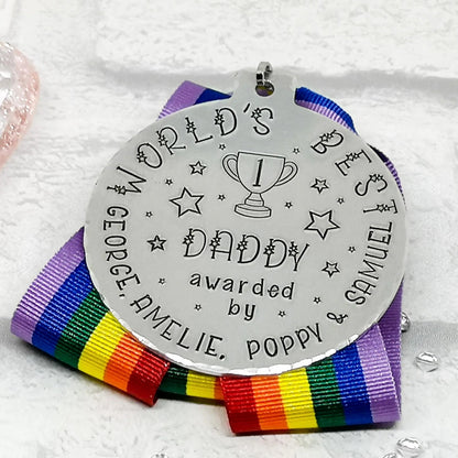 WORLD'S BEST Personalised Medal (Male)