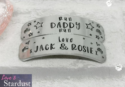 RUN DADDY RUN Personalised Trainer Tags