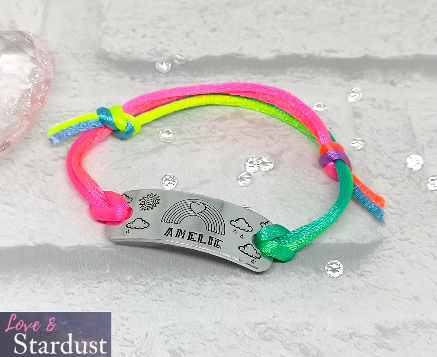 CHILD'S RAINBOW Adjustable Bracelet