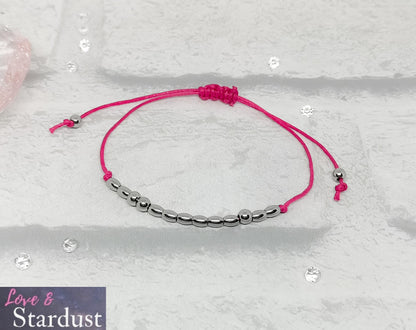 MUMMY Morse Code Bracelet