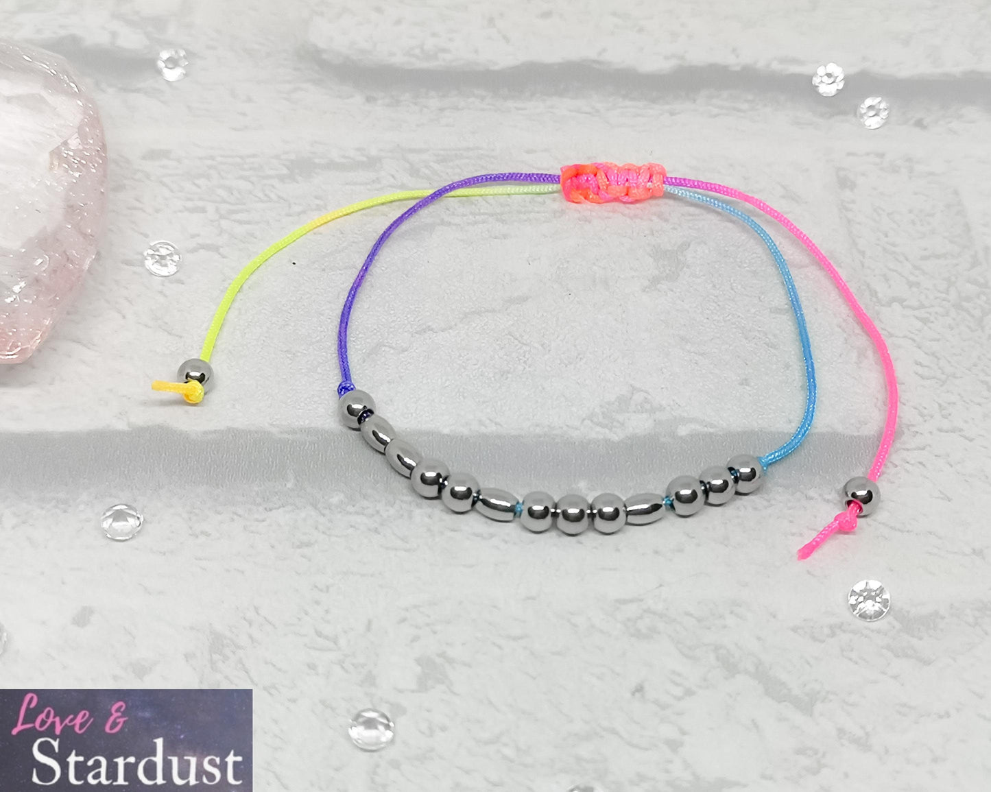 PRIDE Morse Code Bracelet