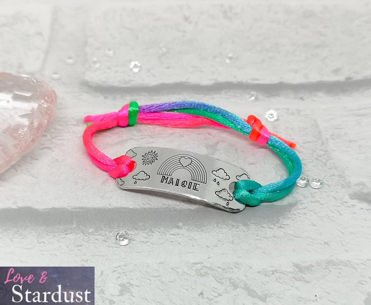 CHILD'S RAINBOW Adjustable Bracelet