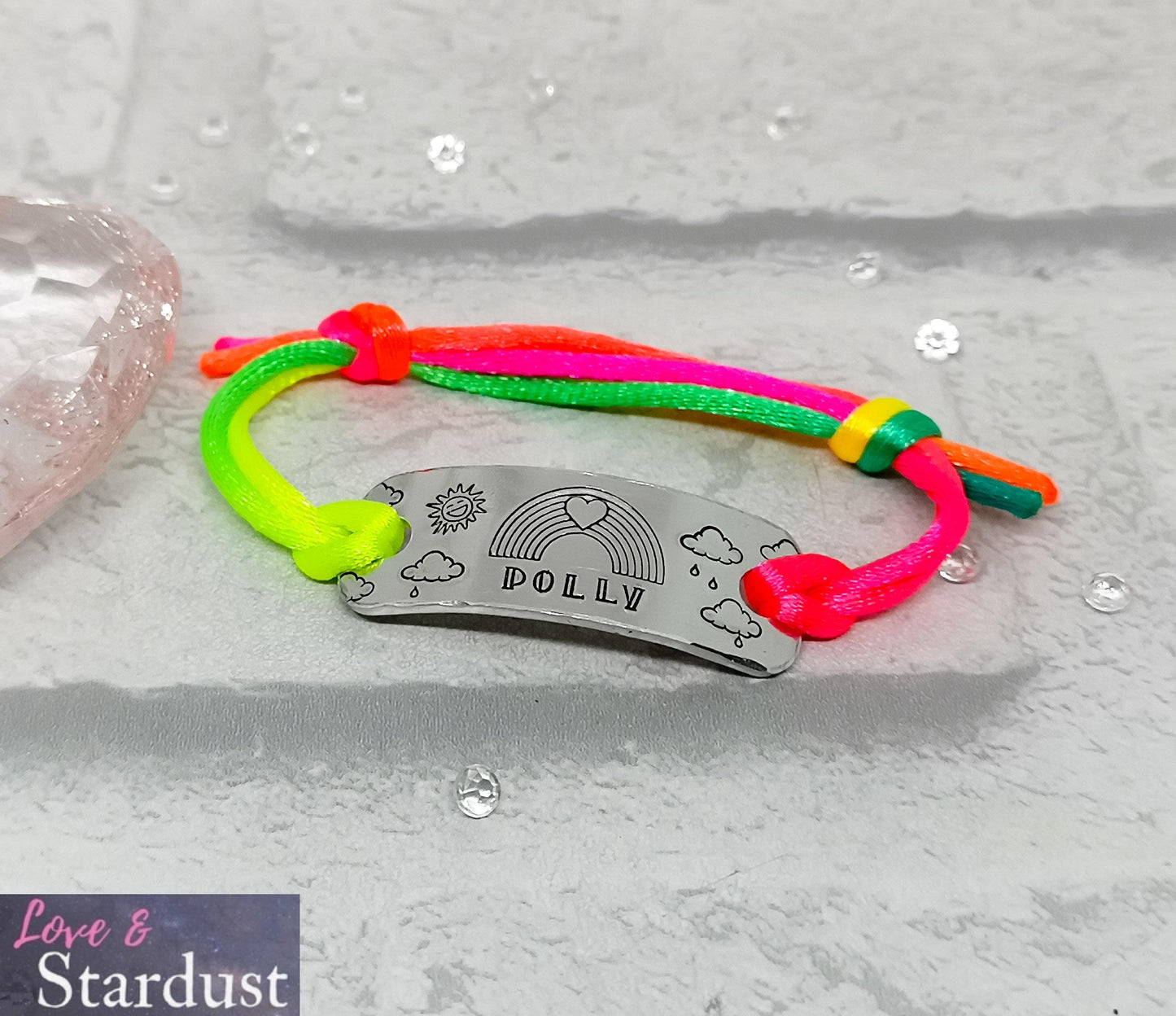 CHILD'S RAINBOW Adjustable Bracelet