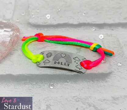 CHILD'S RAINBOW Adjustable Bracelet