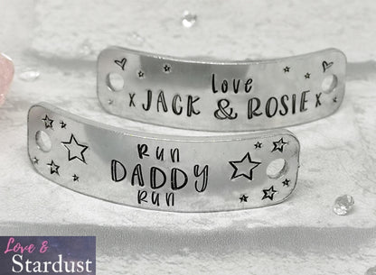 RUN DADDY RUN Personalised Trainer Tags