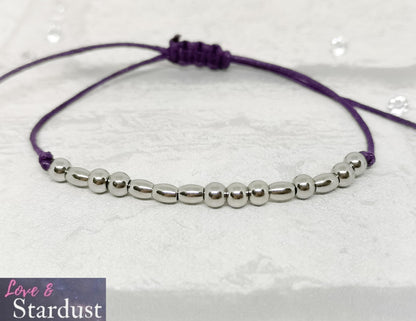 LOVED Morse Code Bracelet
