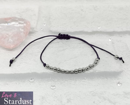 LOVED Morse Code Bracelet