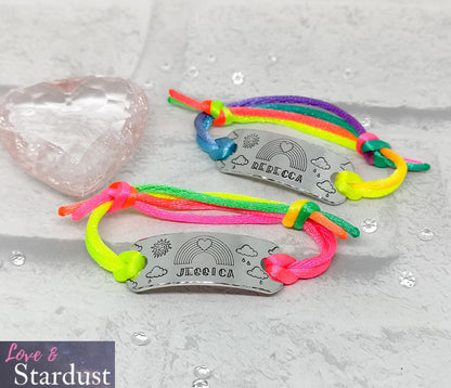 CHILD'S RAINBOW Adjustable Bracelet