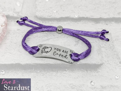 YOU ARE LOVED Adjustable Bracelet