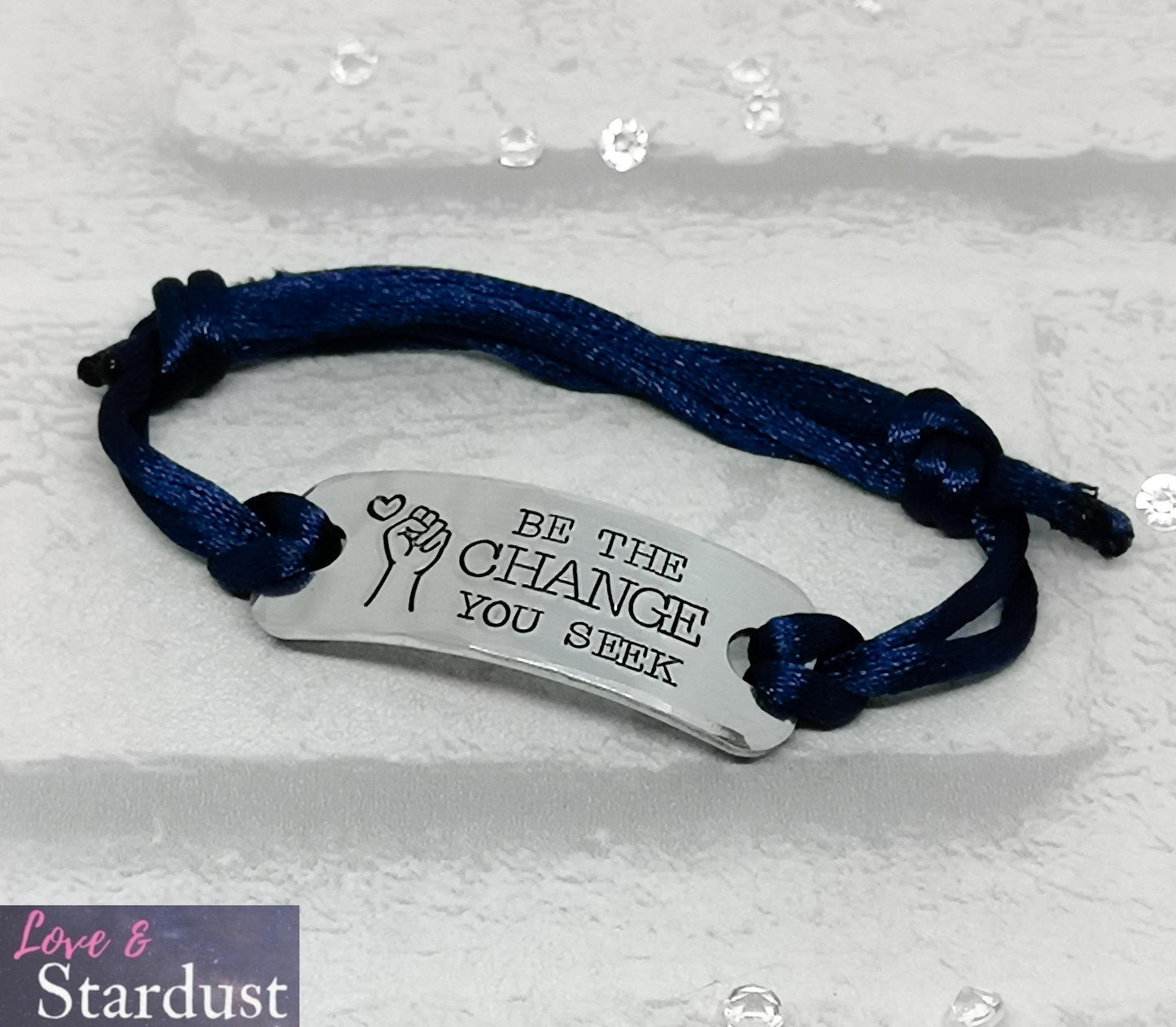 BE THE CHANGE Adjustable Bracelet