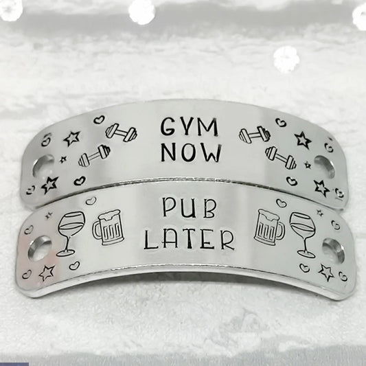 GYM NOW PUB LATER Trainer Tags