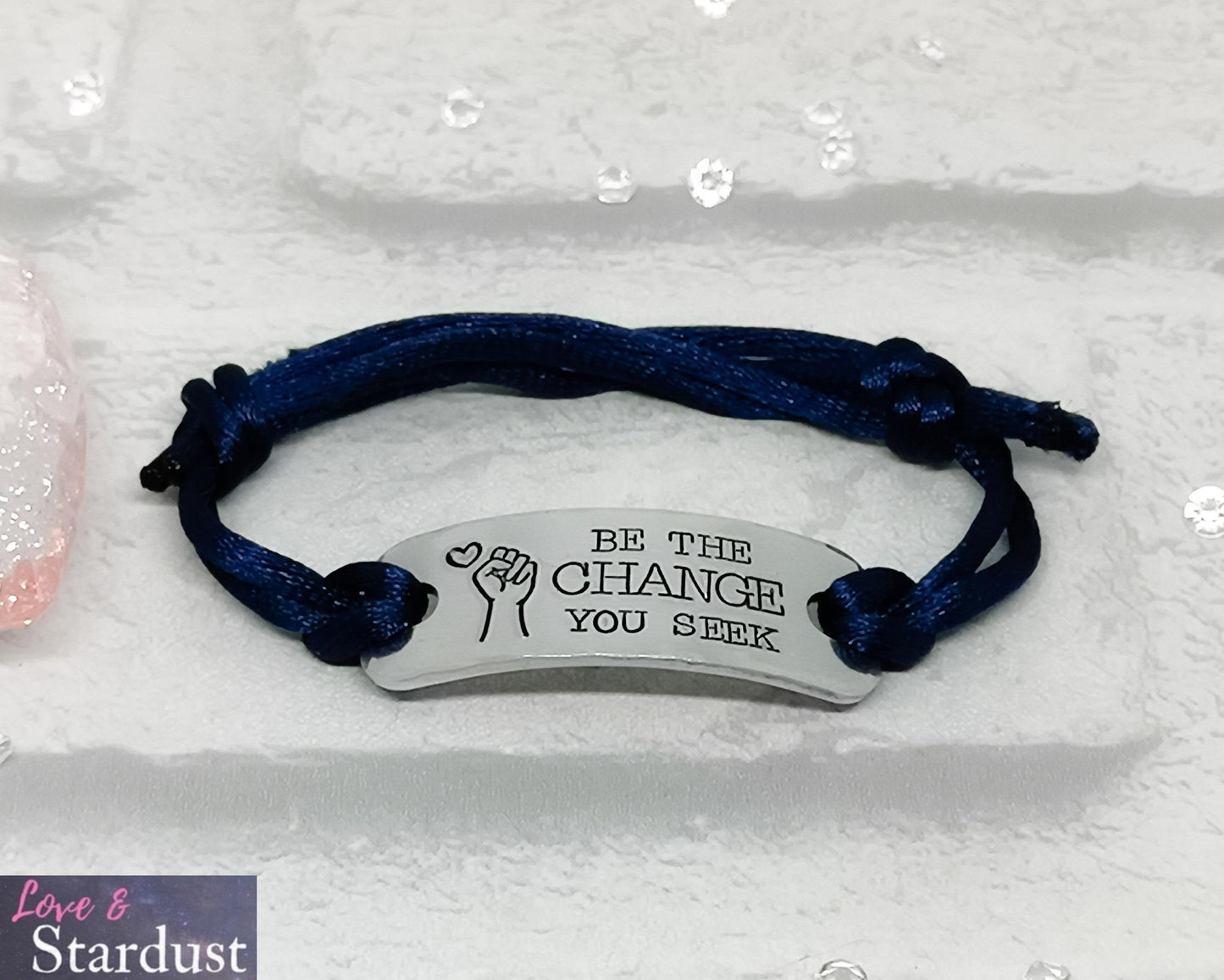 BE THE CHANGE Adjustable Bracelet