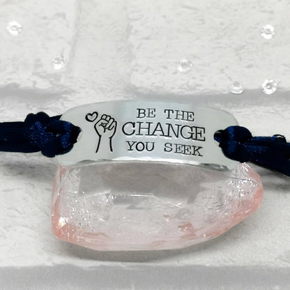 BE THE CHANGE Adjustable Bracelet
