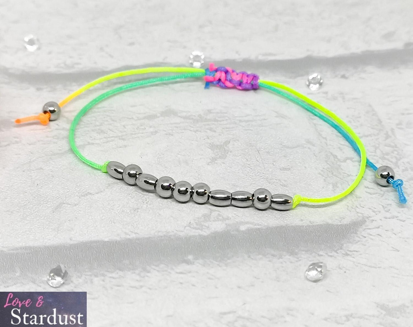 CUNT Morse Code Bracelet