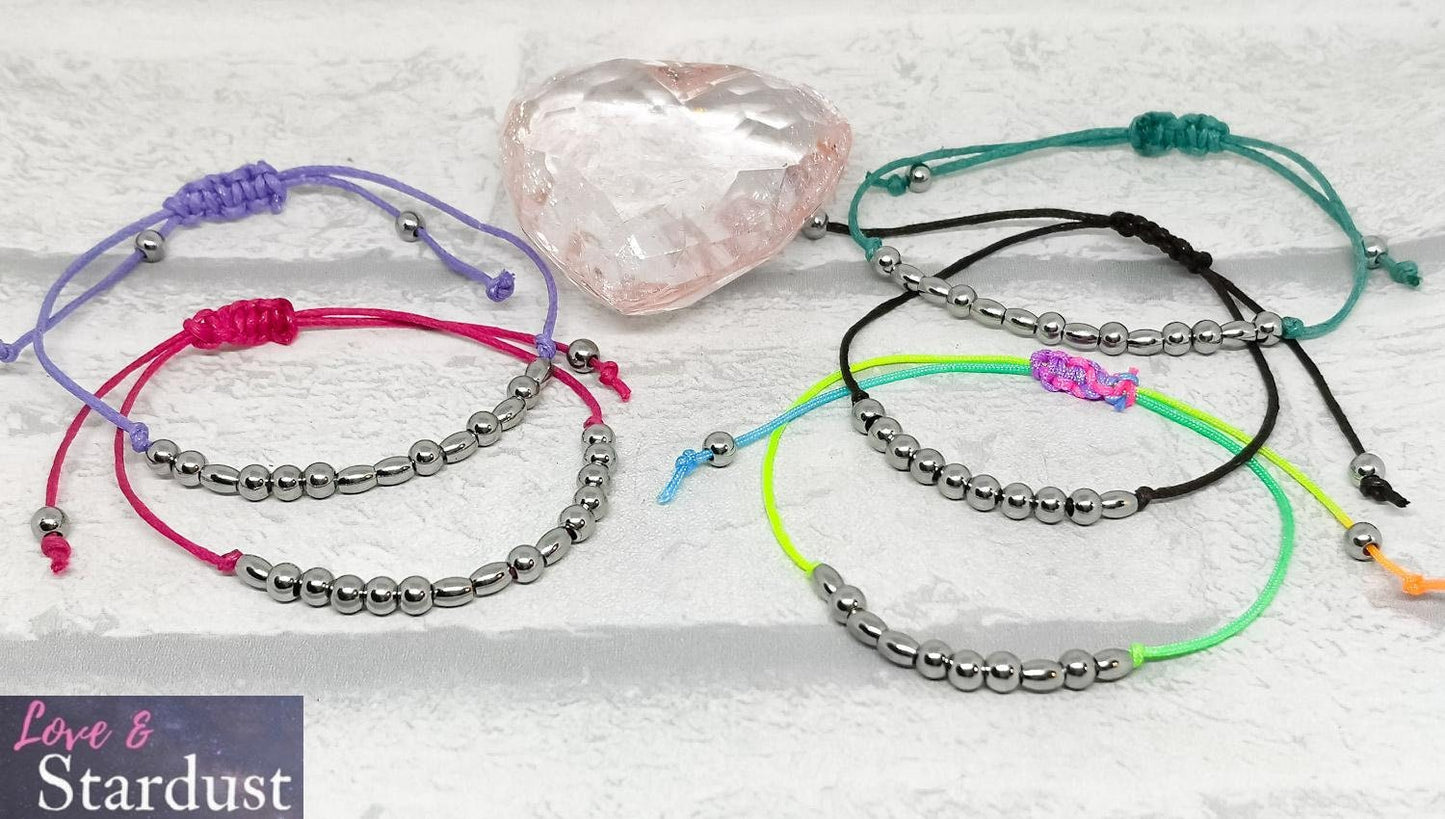 SHIT Morse Code Bracelet