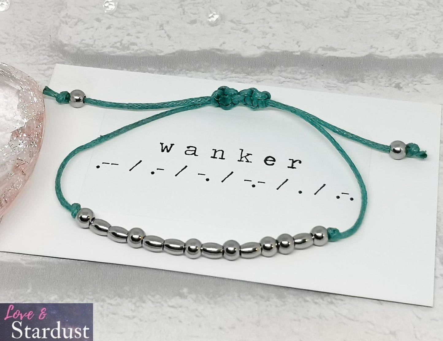 WANKER Morse Code Bracelet
