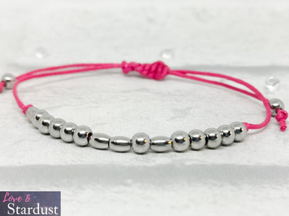BITCH Morse Code Bracelet