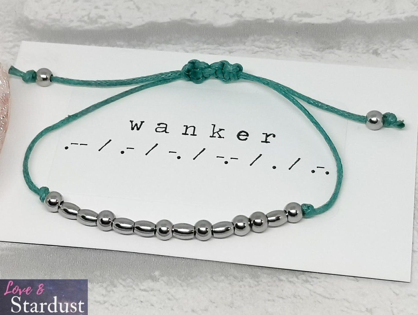 WANKER Morse Code Bracelet