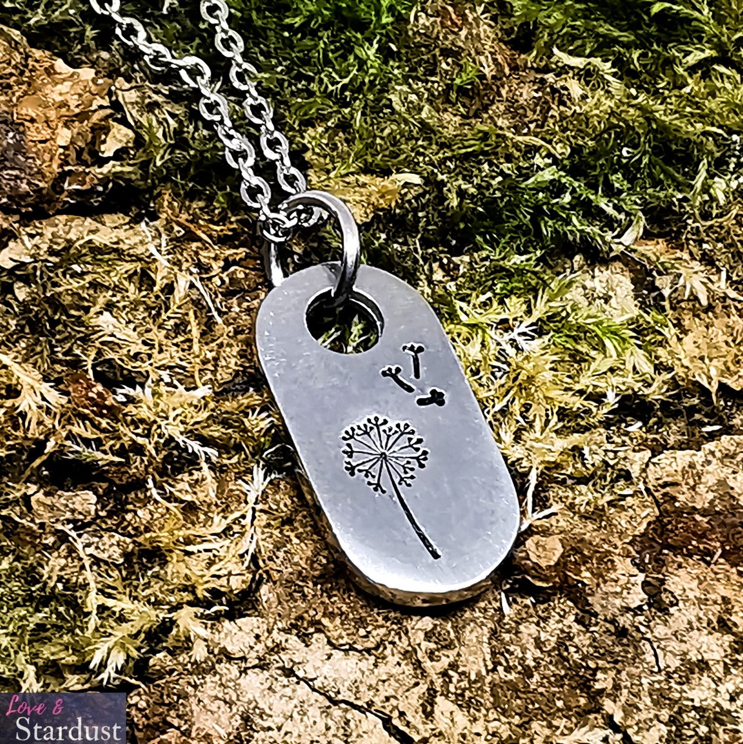 DANDELION & FLUFF Pewter Necklace