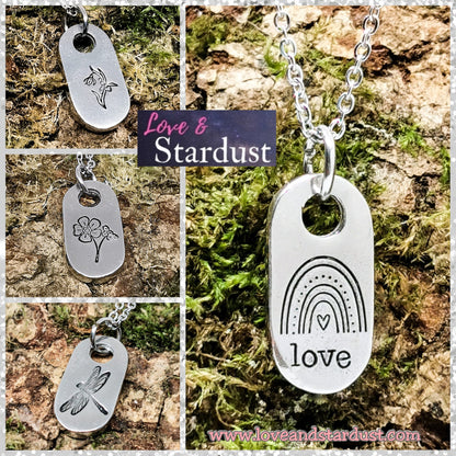 SNOWDROP Pewter Necklace