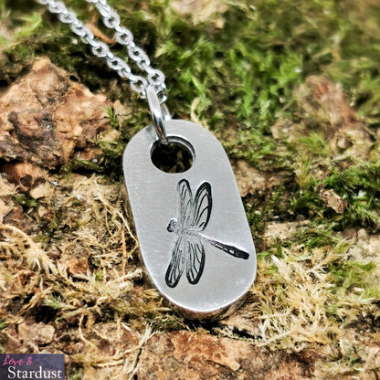 DRAGONFLY Pewter Necklace