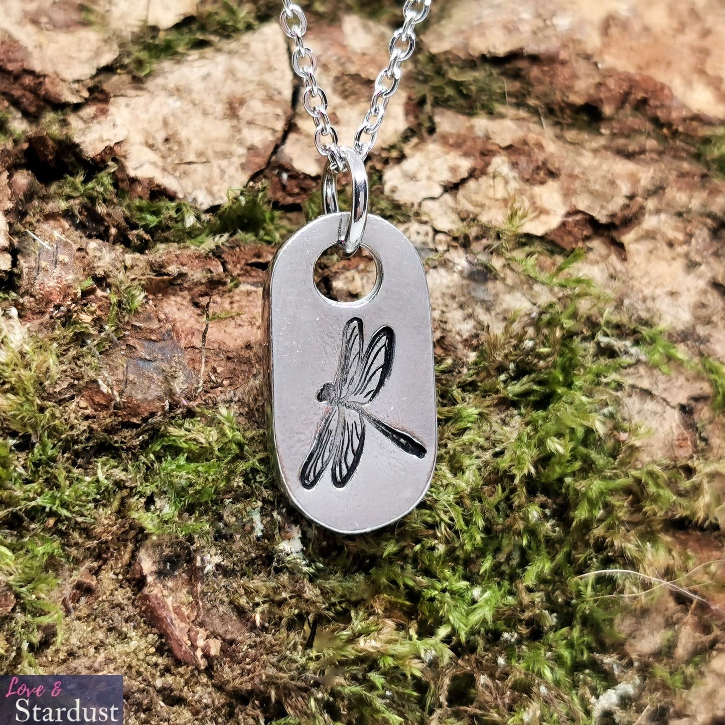 DRAGONFLY Pewter Necklace