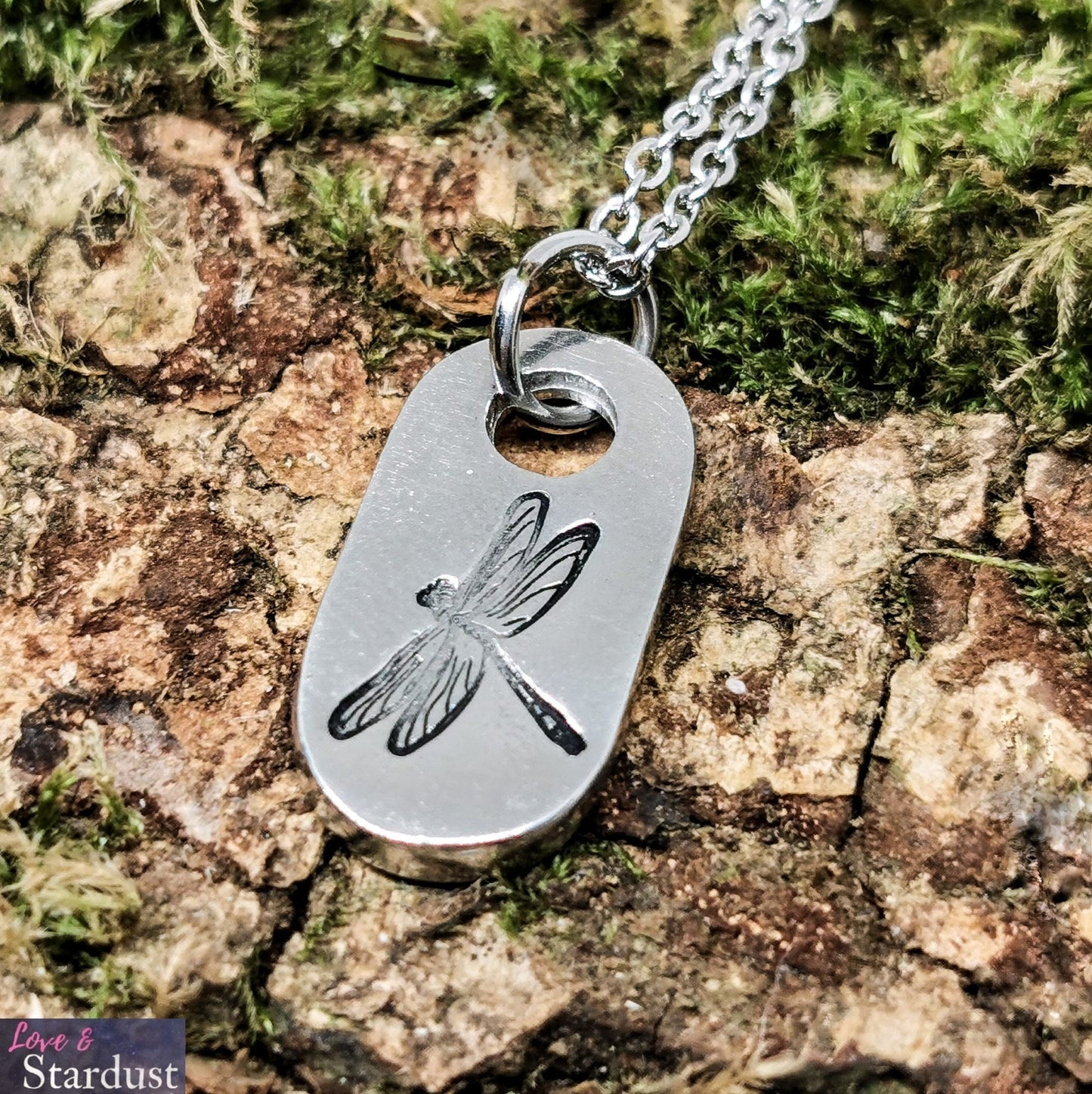 DRAGONFLY Pewter Necklace