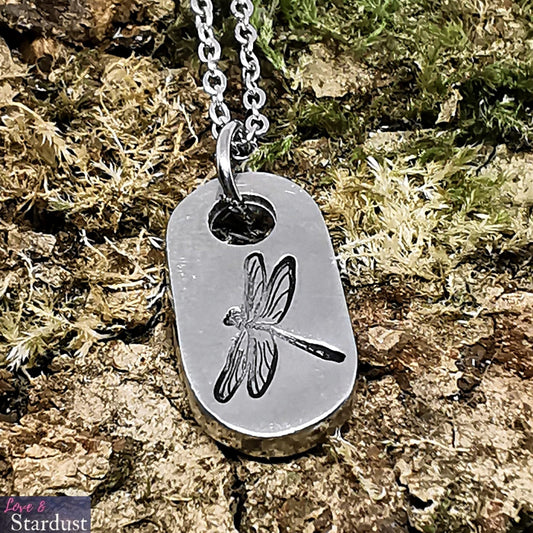 DRAGONFLY Pewter Necklace