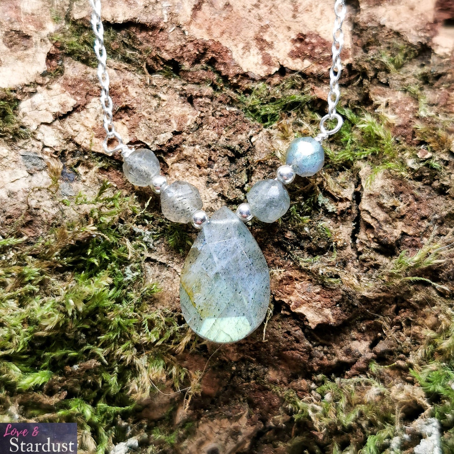 LABRADORITE Sterling Silver Necklace
