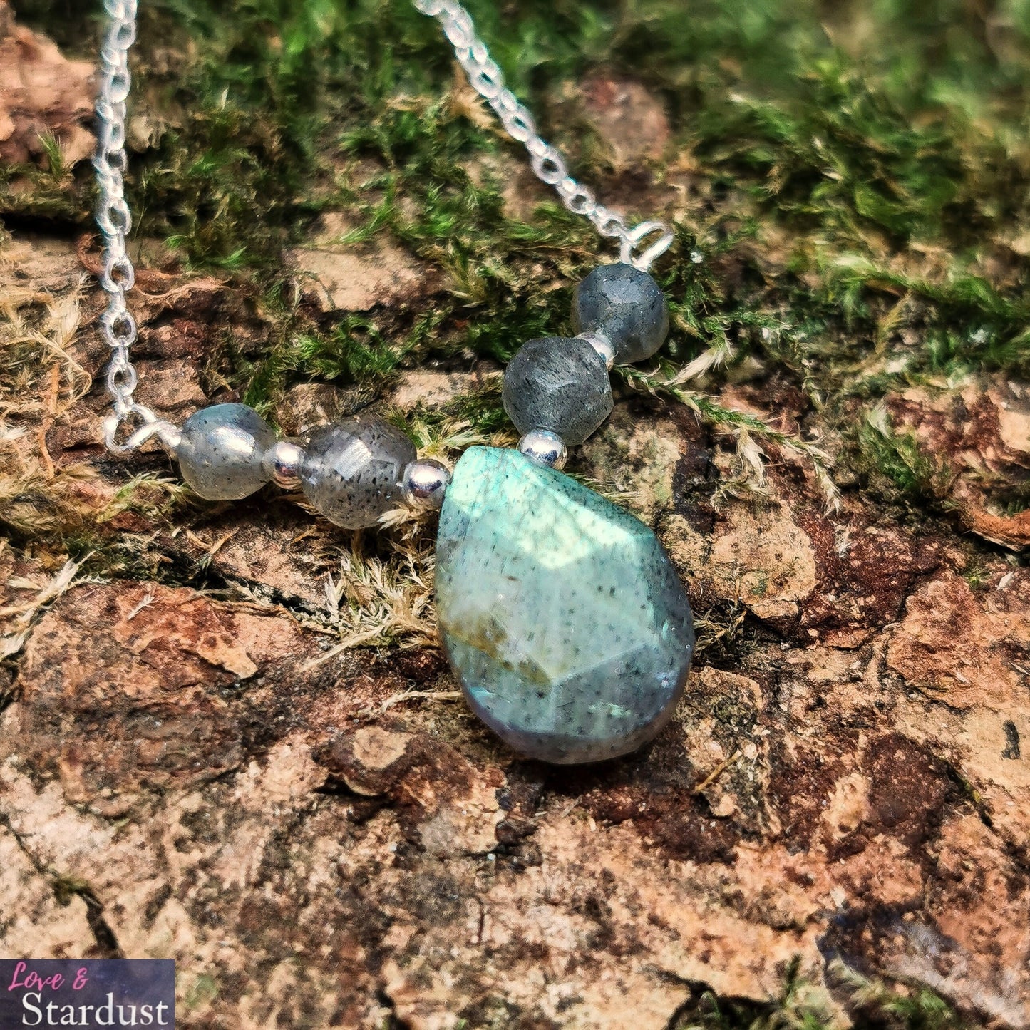 LABRADORITE Sterling Silver Necklace