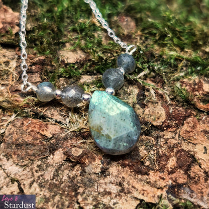 LABRADORITE Sterling Silver Necklace