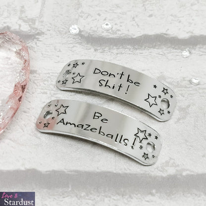 DON'T BE SHIT BE AMAZEBALLS Trainer Tags