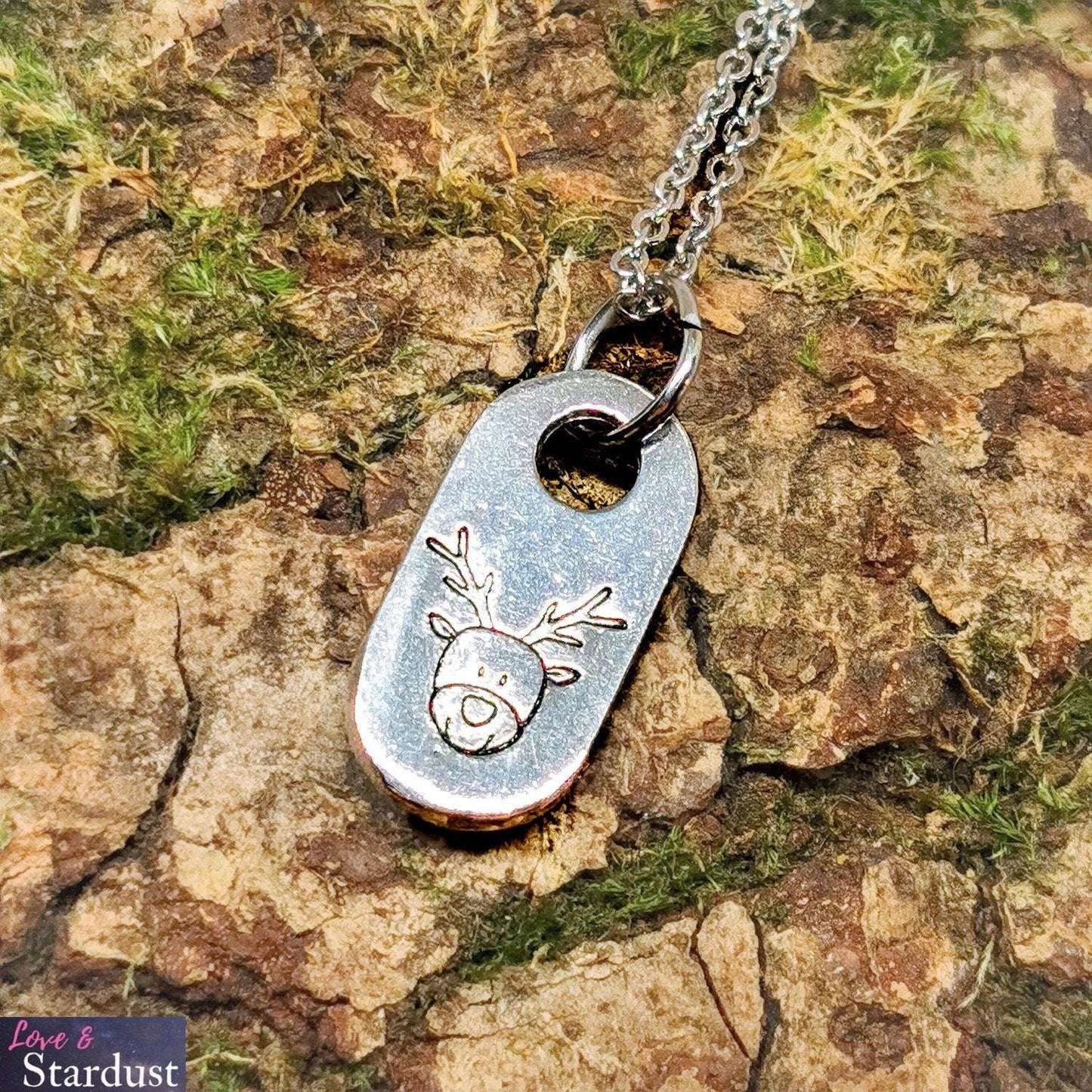 REINDEER Pewter Necklace