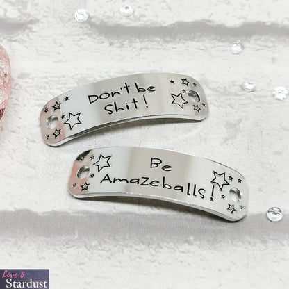 DON'T BE SHIT BE AMAZEBALLS Trainer Tags