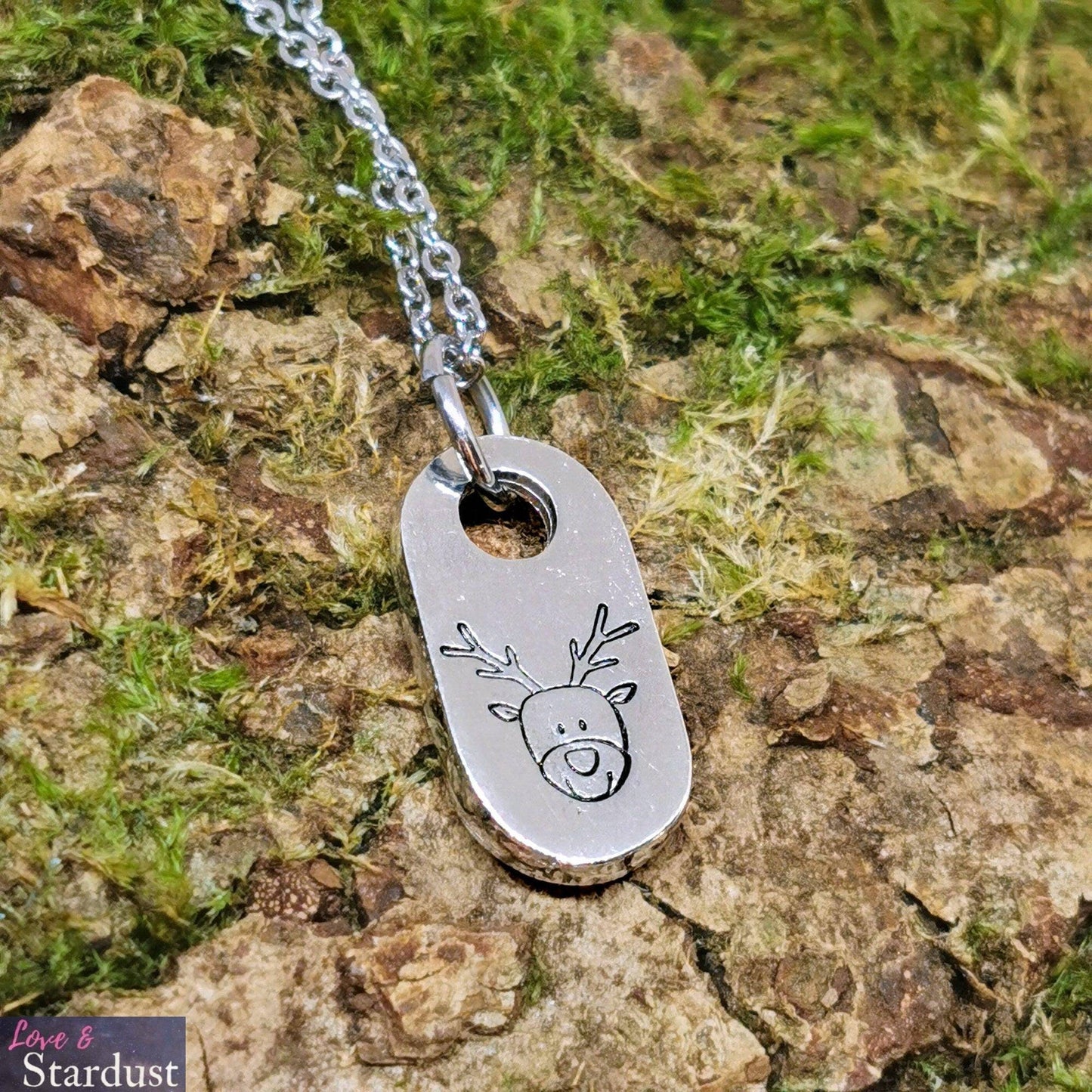 REINDEER Pewter Necklace