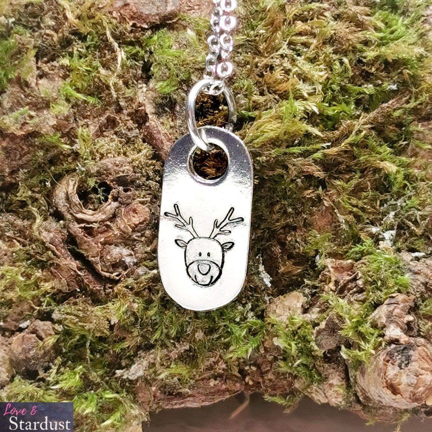 REINDEER Pewter Necklace