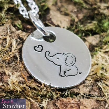 BABY ELEPHANT Sterling Silver Necklace