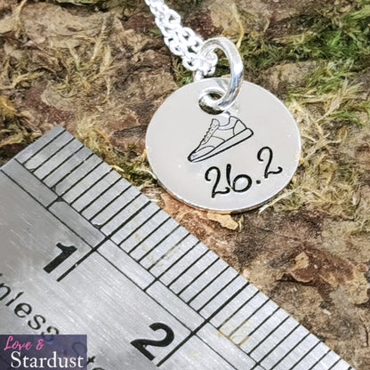 RACE DISTANCE Sterling Silver Necklace