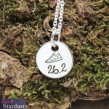 RACE DISTANCE Sterling Silver Necklace