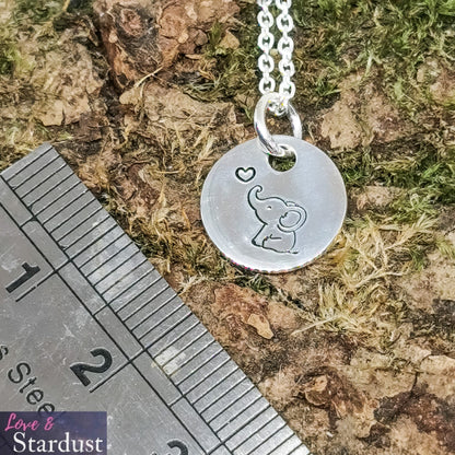 BABY ELEPHANT Sterling Silver Necklace