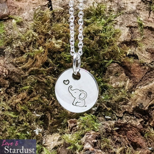 BABY ELEPHANT Sterling Silver Necklace